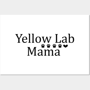 Yellow Lab Mama Posters and Art